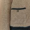Maxza Black Line Wool Blend Boucle Jacket Zc11qj010on