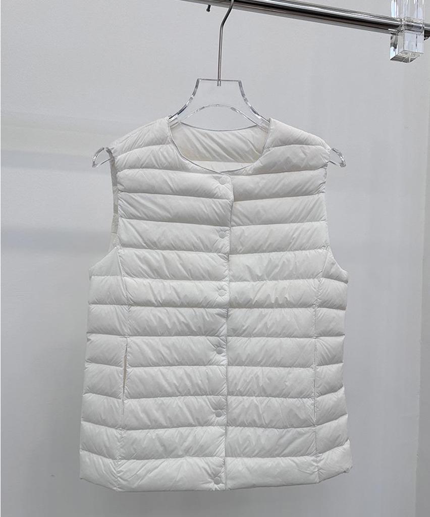 Versatile Women's Down Vest - 90% White Duck Down