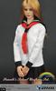 [TOYBARJAPAN] 1/6 Scale Figure Accessories/ZYTOYS ZY15-31 Female Student Summer Sailor Uniform, Stockings, and Shoes Set (Body and Head Not Included)