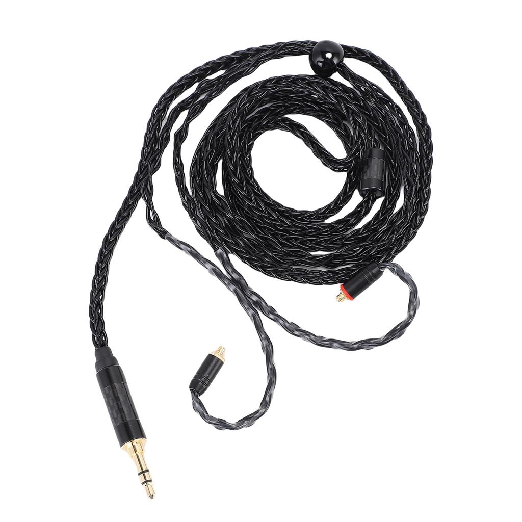 IEM Cable Fit for SE535 SE846 Earphone 16 Core Silver Plated OFC Earphone Cord MMCX To 3.5mm Cable