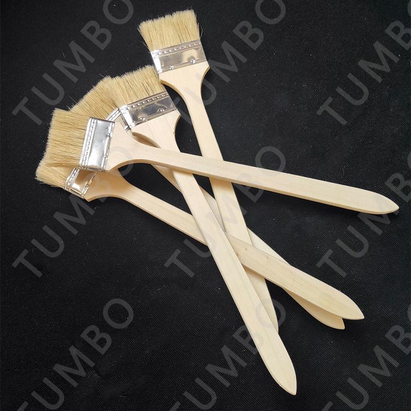 Long Handle Straight Head Marine Hog Bristle Paint & Cleaning Brush