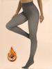 240G Warm Fleece Lined Tights Women Winter Thermal Sexy Tights Leggings Wool Fake Translucent Pantyhose Panty Stockings