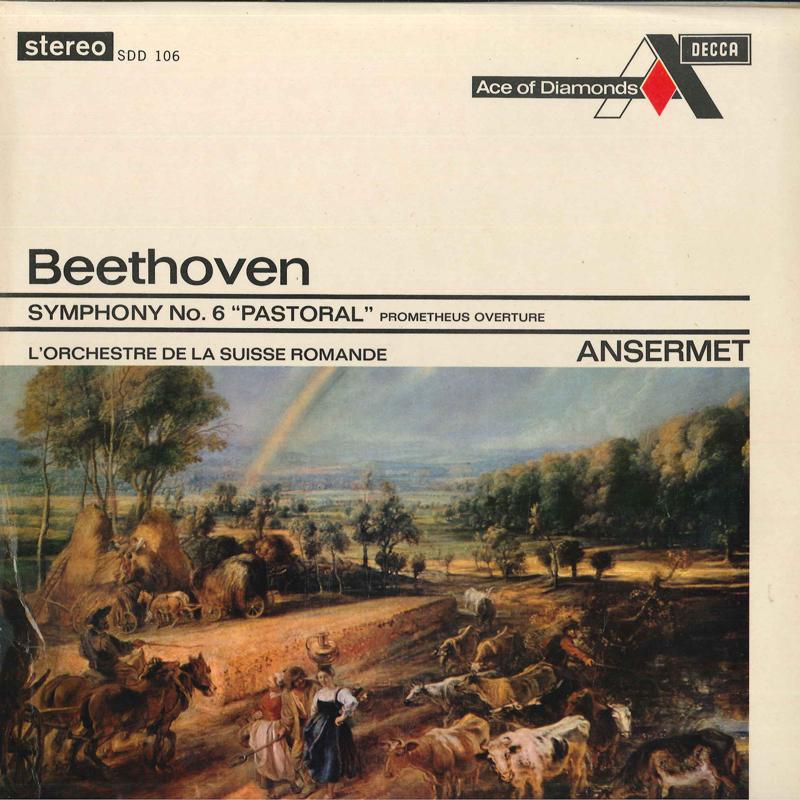 

LP Record ERNEST ANSERMET CONDUCTING L ORCHES - Beethoven: Symphony No. 6 Pastoral SDD106 Ace Of Diamonds 1965 UK Classical Used