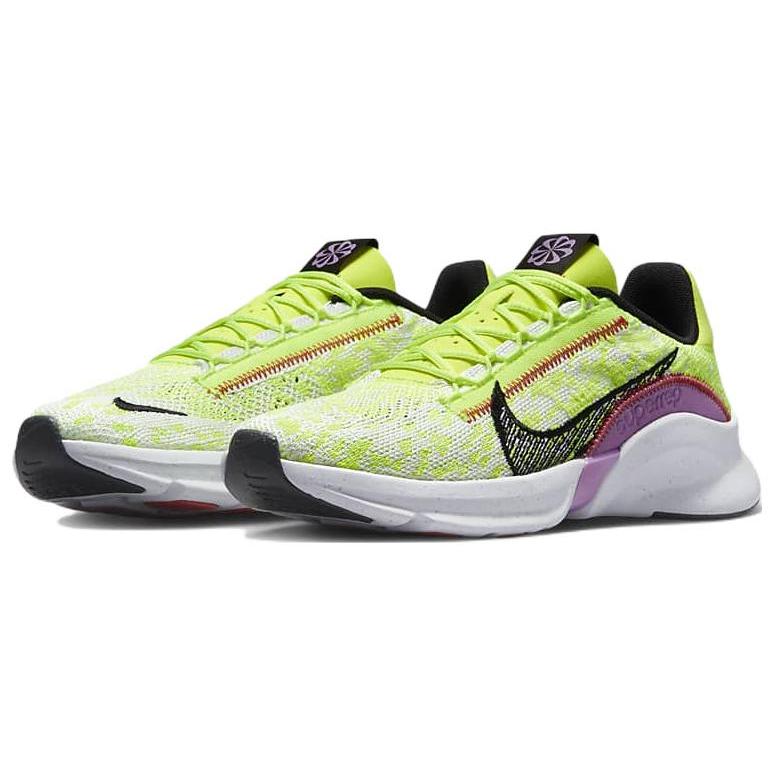 New Nike SuperRep Go 3 Flyknit Next Nature 'Volt Rush Fuchsia' Women's DH3393-700