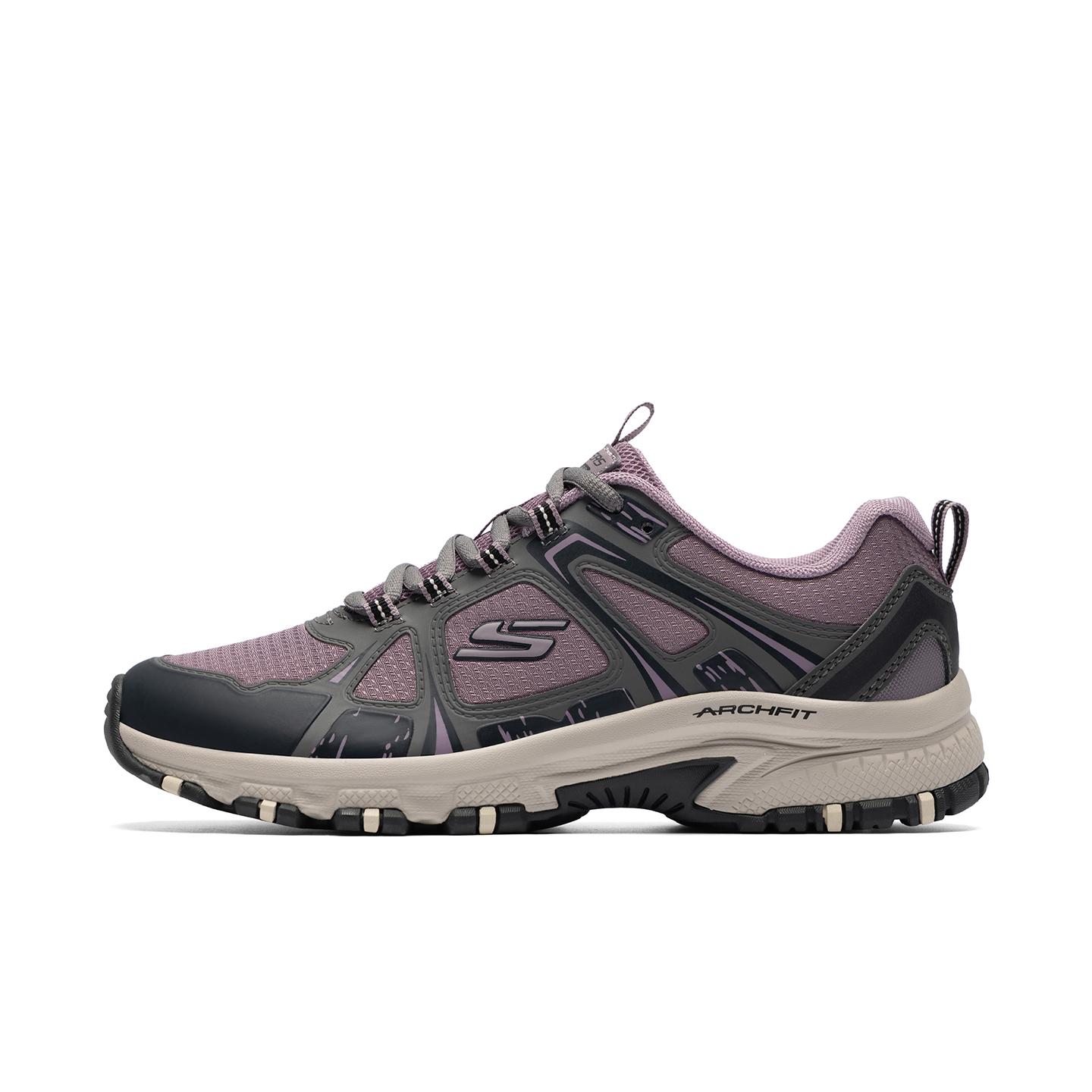 Skechers Fabric Synthetic Leather Lace-Up Sports