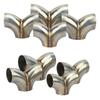 Precise Exhaust Y Joint Connector Coupler Stainless Steel Multiple Vehicle Application Heat Resistant Easy Installation