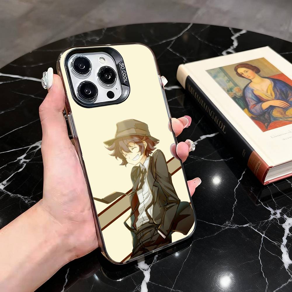 

Bungo Stray Dogs Leonardo Watch Phone Case For iPhone 17,16,15,14,13,12,11 Plus,Pro Max,XS,Colored Silver Plated Inside Cover iPhone15