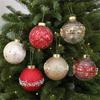 Holiday Bauble Set, 12 Pack Plastic Tree Hanging Items with Mixed Finish Styling for Christmas Home Display Use