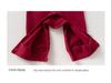 Wine Red Baby Girl Thermal Fleece Onesie: Autumn/Winter Crawling Suit Gift for 100-Day Celebration