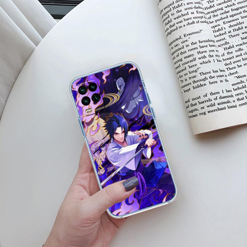 Naruto Uchiha Itachi Sasuke Transparent Phone Case for Motorola Moto Edge 20 30 40 50 S30 Fusion Ultra Pro Neo Lite + G200 G23