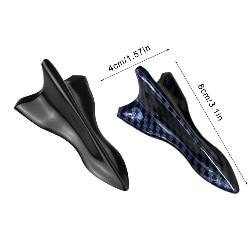 10pcs Universal Shark Fin Vortexs Generator Car Roof Spoiler Bumper Accessories ABS Shark Fin Diffuser Vortexs Generators