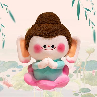 Popular Yungang Grottoes Merchandise Big Buddha Doll Lotus Little Buddha Doll Buddha Small Companion Pendant Creative Souvenir