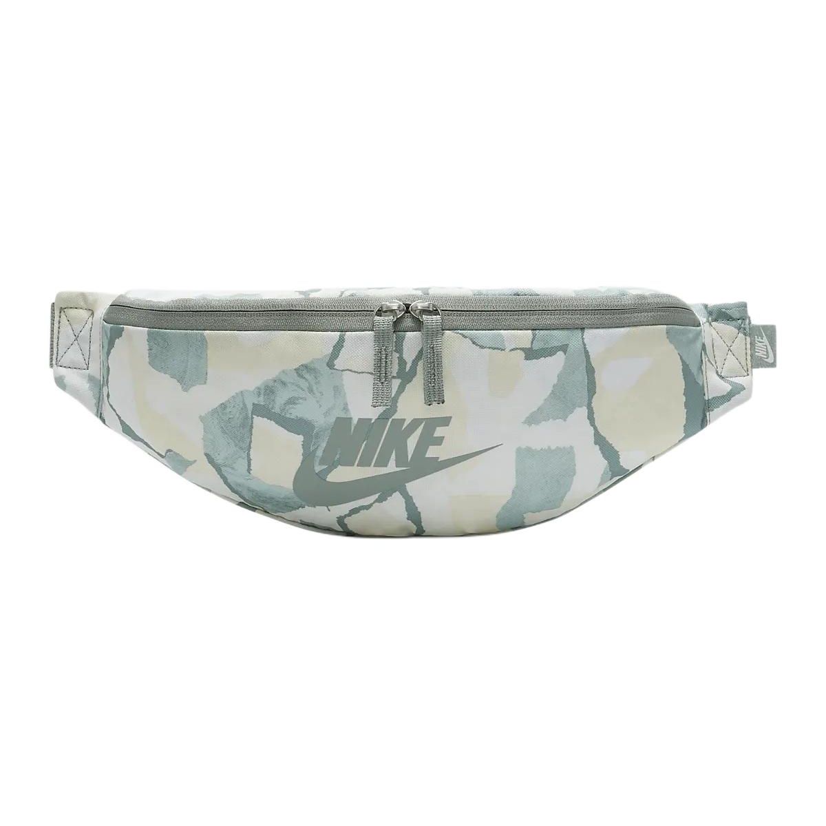 

Nike Heritage Series Abstract Print Zippered Fabric Waist Bag Unisex bags Mica-Green Sail DV6242-330 Mica Green/Sail White