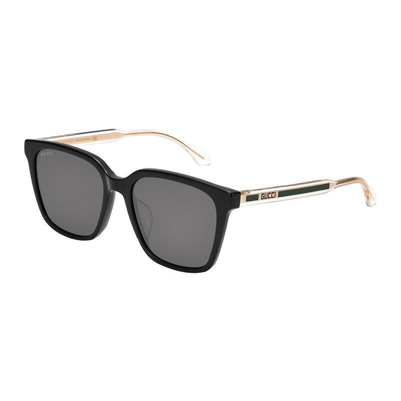 GUCCI Street Collection Classic Youth Streetwear Collection Plate Frame Square Sunglasses Unisex Couple Style