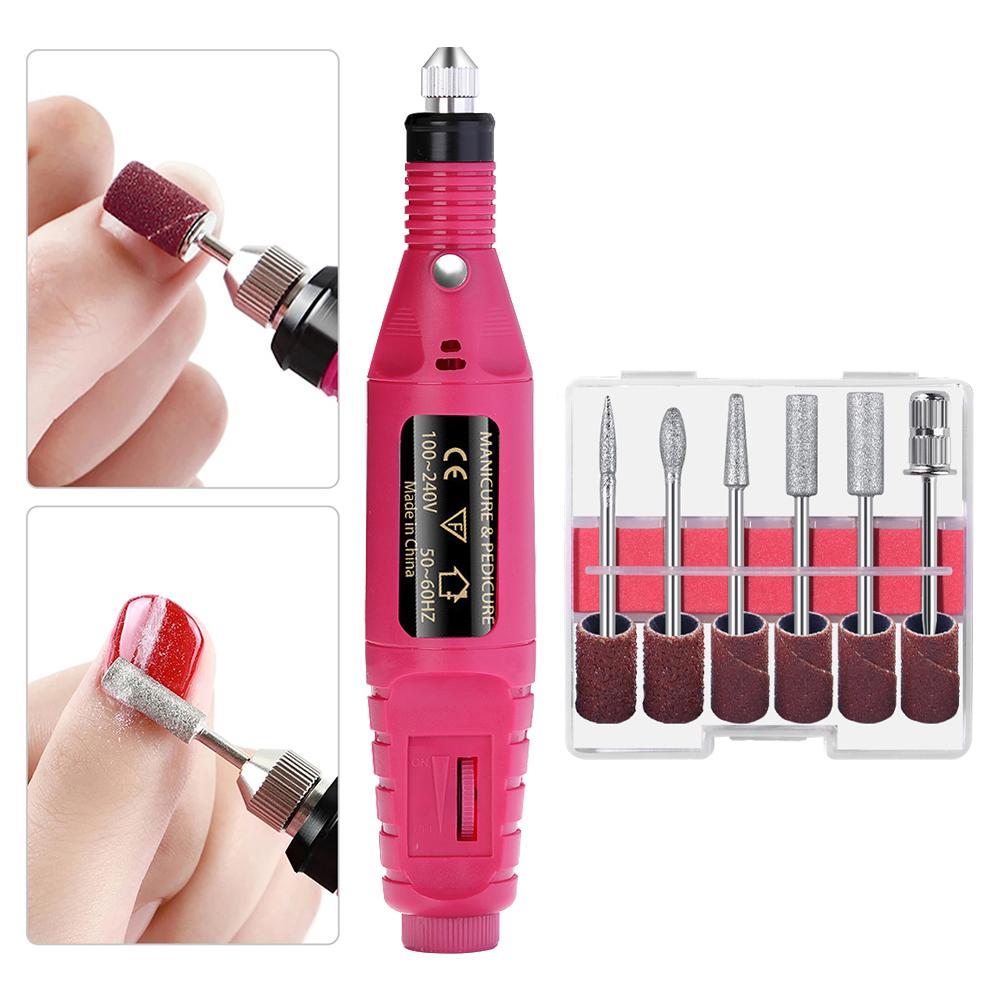 Strong Electric Nail Sander Nail Drill Machine Grinding Equipment Milling Cutter For Manicure Pedicure Polishing Tools