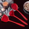 Debo Wendy Red Silicone Strainer Ladle