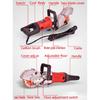220V Slotting Machine For Granite Marble Steel Concrete 4500W Electric Wall Chasers Groove Cutting Wall Slotting Machine