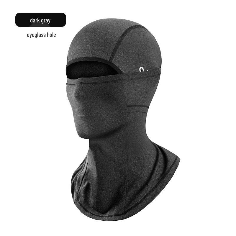 Ice Silk Quick-Dry Full Face Mask: Breathable, Sweat-Absorbent Sun Protection for Riding, Fishing, and Motorcycle Helmets