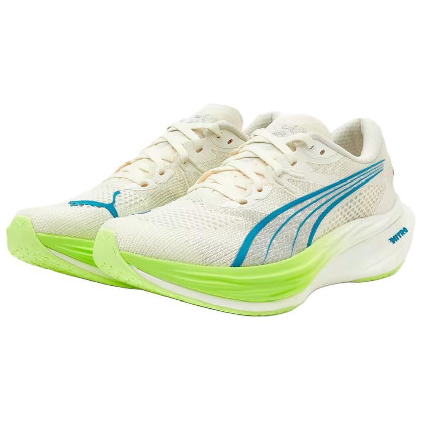 Puma Deviate Nitro 3 Comfortable Soft Slip-Resistant Durable Low-Top Casual Running Shoes Women sneaker White 37845006