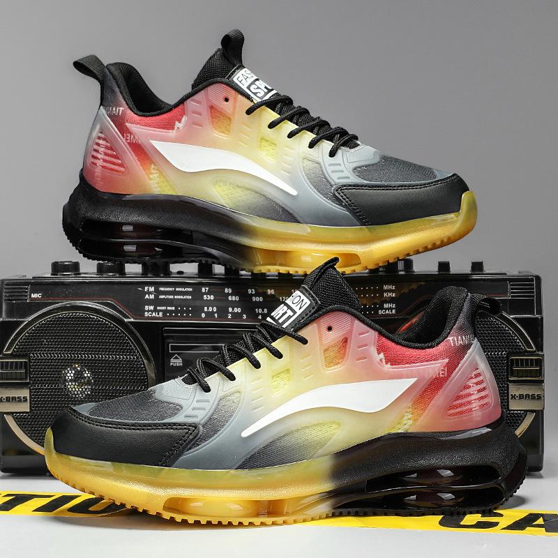 

Новые осенне-зимние сетчатые повседневные спортивные туфли большого размера, дышащие, универсальные кроссовки для бега, папины кроссовки 44