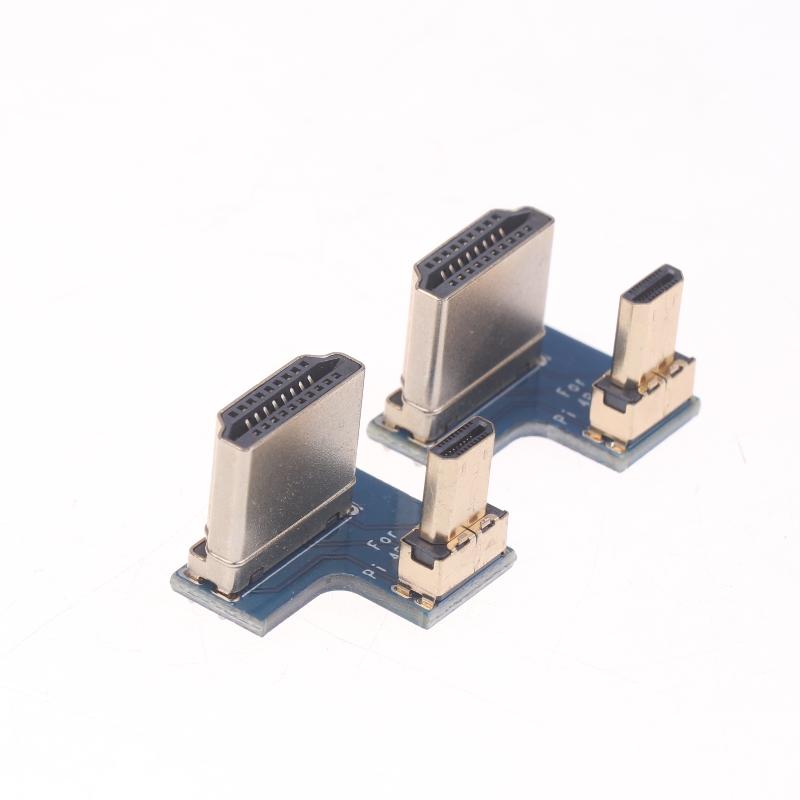 Mikro 1.4 Samec na Samec Obousměrný Konektorový Adaptér Pro Raspberry Pi 4B 3B Monitor Projektor Video Přenos