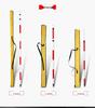 Benchmark Aluminum Alloy Measurement Pole: Thickened, Red and White Scale, Available In 2m, 3m, and 5m Lengths for Engineering Surveying.