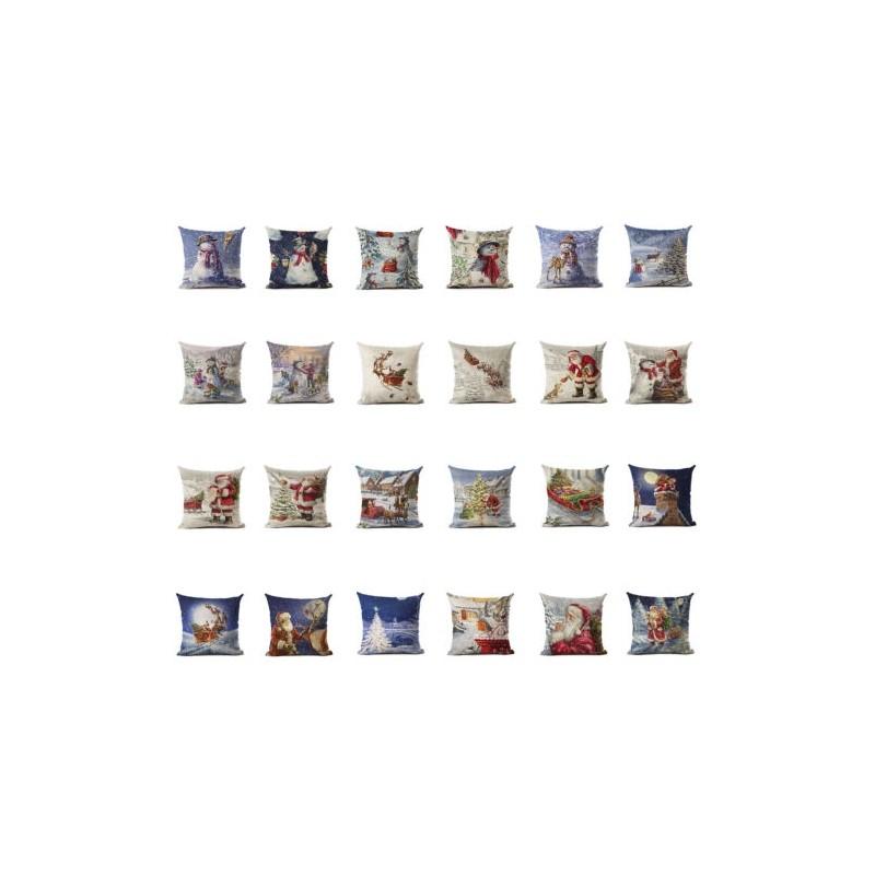 Premium Quality 17.7" Merry Christmas Cushion Cover With Timeless Holiday Design