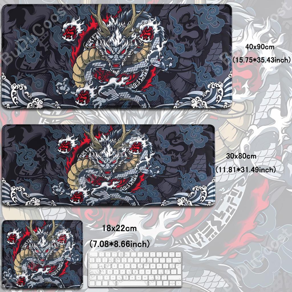 Xxl Gamer Laptop Desk Mat Large Mouse Pad Japanese Dragon Gaming Accessories HD Print Office Computer Antislip Keyboard Mousepad