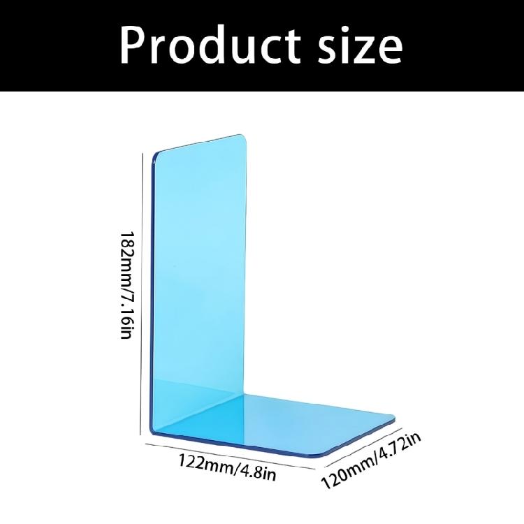 Acrylic Books Holders Table Picture Album Holders for Displaying Books Books Stand, Elegant Design Bookends Bookshelfs
