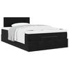Maison Exclusive - Cadre de lit ottoman avec matelas noir 120x200 cm velours
