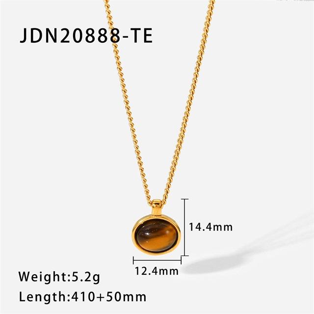 Youthway Stainless Steel Necklace Cubic Zirconia Pendant 18 K Plated Trendy Jewelry Boucle D'Oreille Femme Necklace Gala