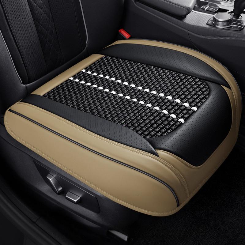 PU Leather Seat Cushion All-inclusive Four Seasons Car Seat Cushion Anti-slip Dirt-resistant Universal Auto Seat Cover