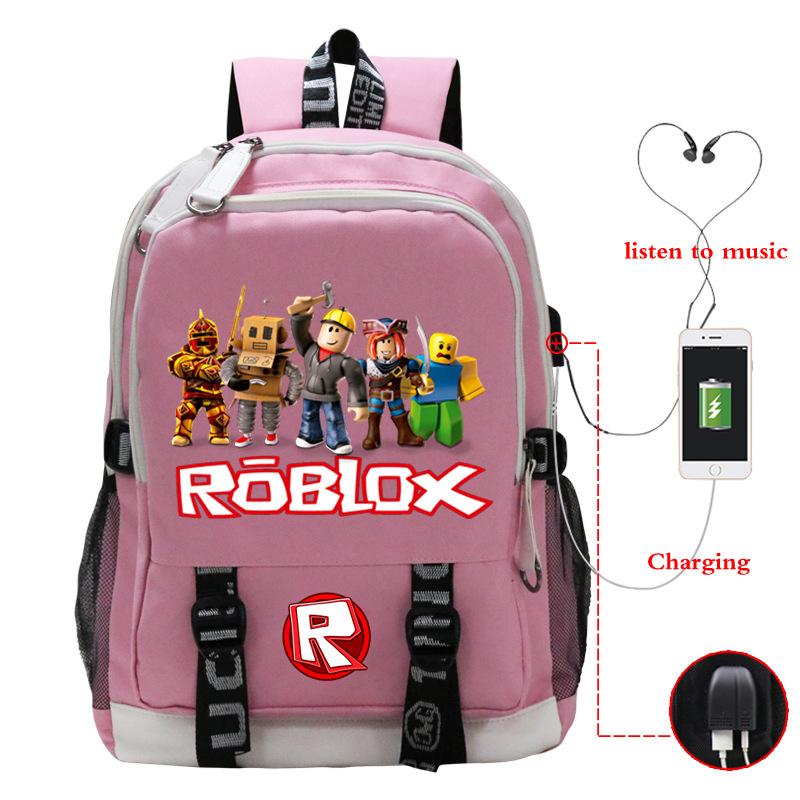 Cartoon Game Merchandise Printing Computer Bag Outdoor Leisure With Usb Interface Backpack