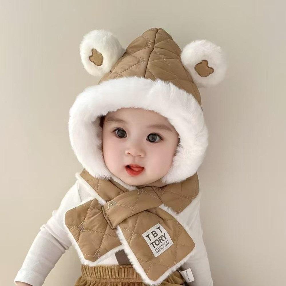 

Windproof Pullover Cap Warm Ear Protection Hat New Beanie Hat Autumn and Winter кавовий