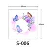 Small Flower Tattoo Sticker Female 3D Color Tattoo Sticker Rose Lotus Butterfly Flower Tattoo