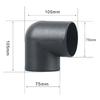 Bairong 75Mm Car Air Heater Duct Pipe Air Vent Outlet Right Angle Elbow Bend Pipe Exhaust Connector for Ebepaeer