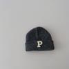 Baby Knit Letter Beanie Hat Autumn Winter Warm Soft Toddler Kids Simple Pullover Cap for Boys Girls Newborn Accessories