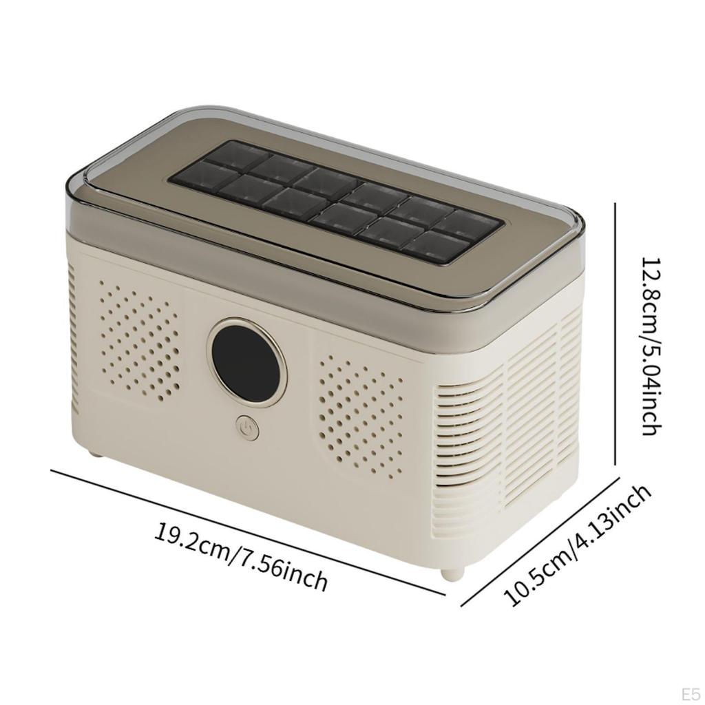 Mini Bordismaskin Lagermaskin Benkeplate -20 Min Kompakt med Kubeholder for Bobil