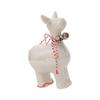 Ceramic Elk Reindeer Miniature Christmas Table Ornament Traditional Decorative Prop Xmas
