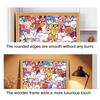 Wooden Dog Coloring Puzzle Kit DIY Paintable Puppy Jigsaw Puzzle Frame with Marker Pens Glue