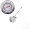 Silber Ölthermometer Kochtemperaturmesser Edelstahl-Sonden-Thermometer Milch Kaffee Lebensmittel Fleischthermometer