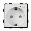 ZigBee TUYA Smart socket + RTX glass frame white