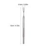 New Stainless Steel Tick Fork Fork Shape Effective Design Tick Removal Tool Silver Pet Tick Remover Dog Care Tool