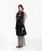 Eipeuleonwei Bubblegum Black Apron Dress