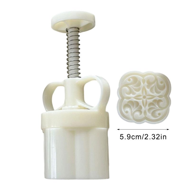 Mooncakes Molds Cookie Stamps Dessert Baking Tool Hand Pressure Chinese Pastries Mould for Celebration and Gatherings