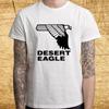Desert Eagle Famous Firearms Men's White Size S-5XL