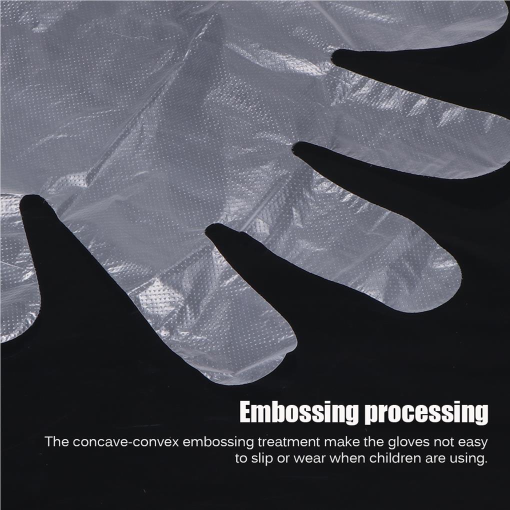 100 Stück Lebensmittel Plastikhandschuhe Multifunktional Einweg Kochhandschuh Schutz Reinigung Restaurant Obst Schönheit Outdoor