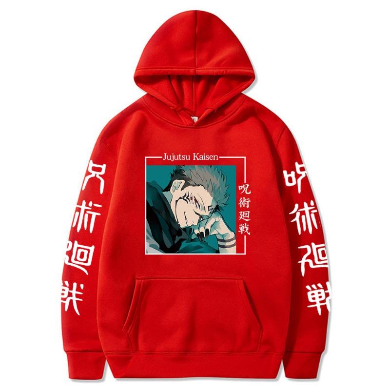 Anime Hoodie Hip Hop Men Women Loose Long Sleeve Autumn Pullover Print Hooded Sweatshirt