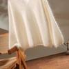 Women's Soft Brushed Cashmere V-Neck Sweater - Loose, Fluffy, Lazy Style Base Layer