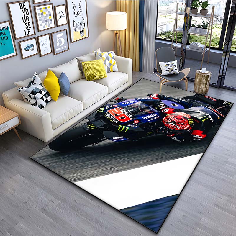 MotoGP F-Fabio Quartararo 20 Pattern Carpets 15 Sizes Living Room Bedroom Bedside Floor Mat Area Rug Cloakroom Home Decoration